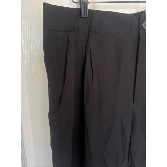 Women's a new day wide leg high rise relaxed Pants Black Size 12R NWT - Picture 3 of 9